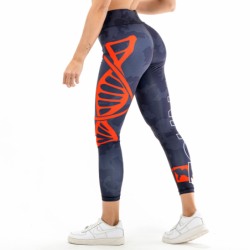 Legging Camouflage Noir Femme
