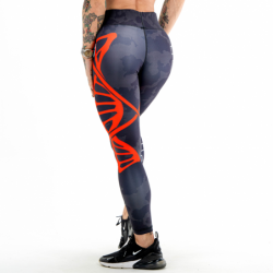 Leggings Black Camo Woman