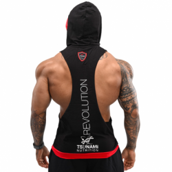 REVOLUTION SLEEVELESS LOOSE FIT HOODIE REVOLUTION SLEEVELESS LOOSE FIT HOODIE