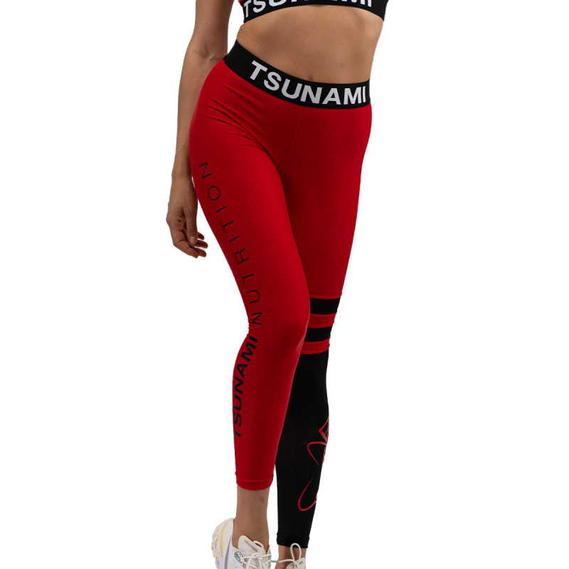 Leggings Push Up Tsunami Red