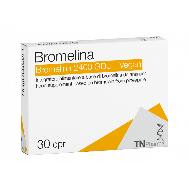 Bromelina 2400 gdu - vegan 30 tbl