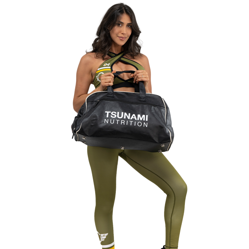 Tsunami Nutrition Faux Leather Bag
