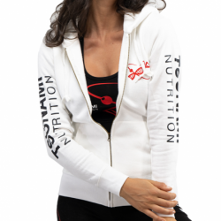 Felpa donna "Push Your Limit" white