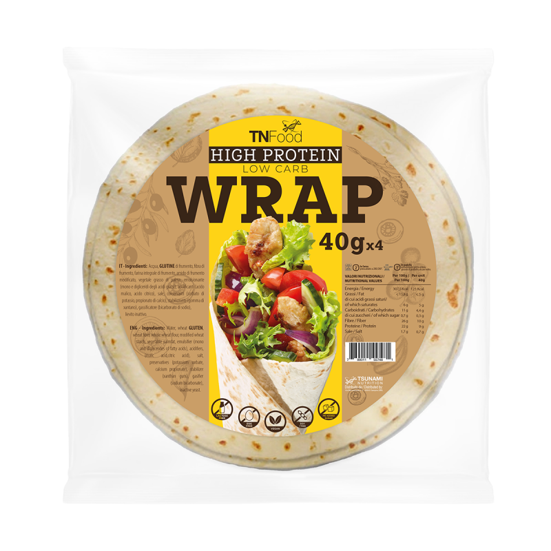 Protein wrap low carb 4x40g