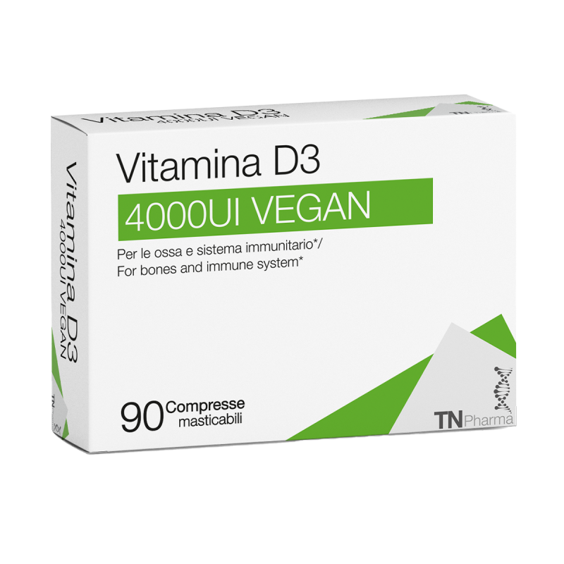 Vitamina d3 4000ui vegan 90 tbl chewable