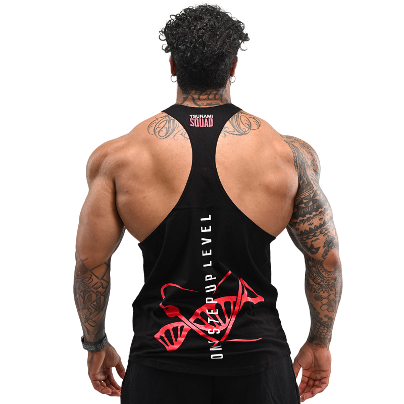 Men's "One step up level" tank top