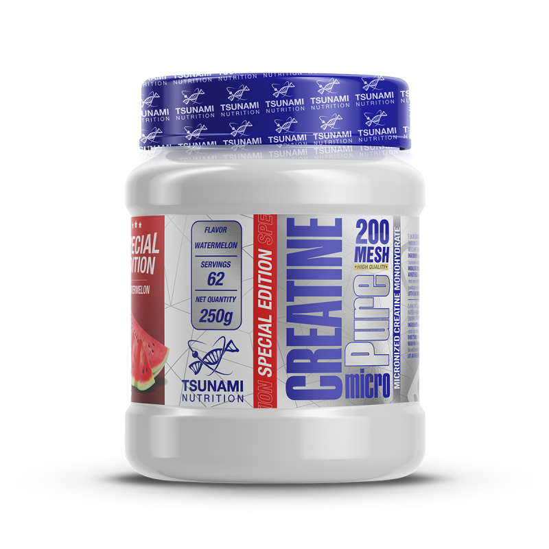 Créatine micro pure aromatisée 250 g - édition spéciale