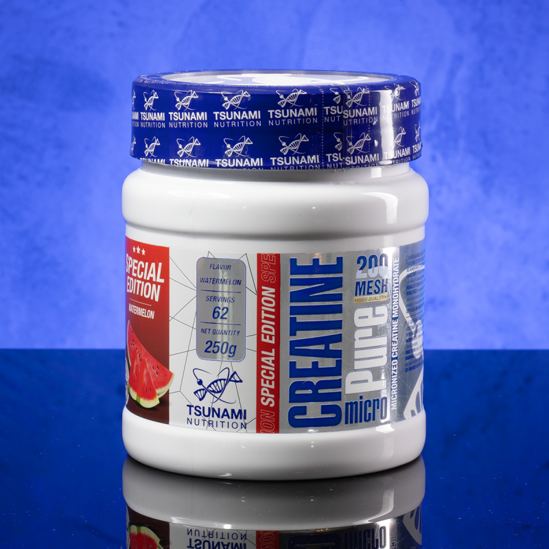 Créatine micro pure aromatisée 250 g - édition spéciale