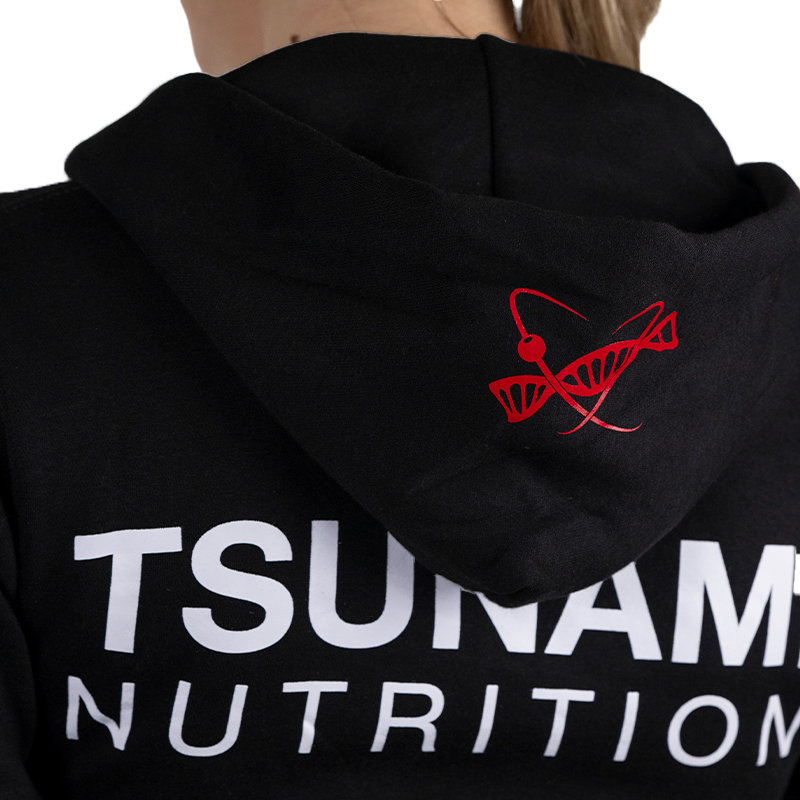 Sweatshirt zippé officiel pour femme noir