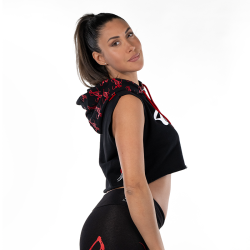 Sweat à capuche Tsunami sans manches femme