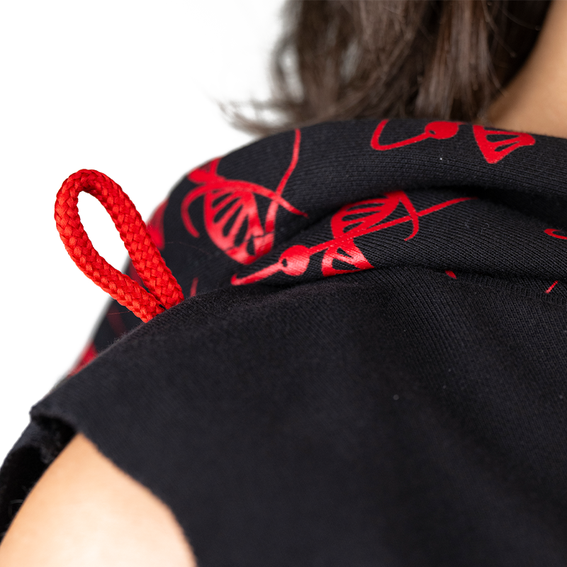 Sweat à capuche Tsunami sans manches femme