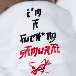 White Samurai Hoodie