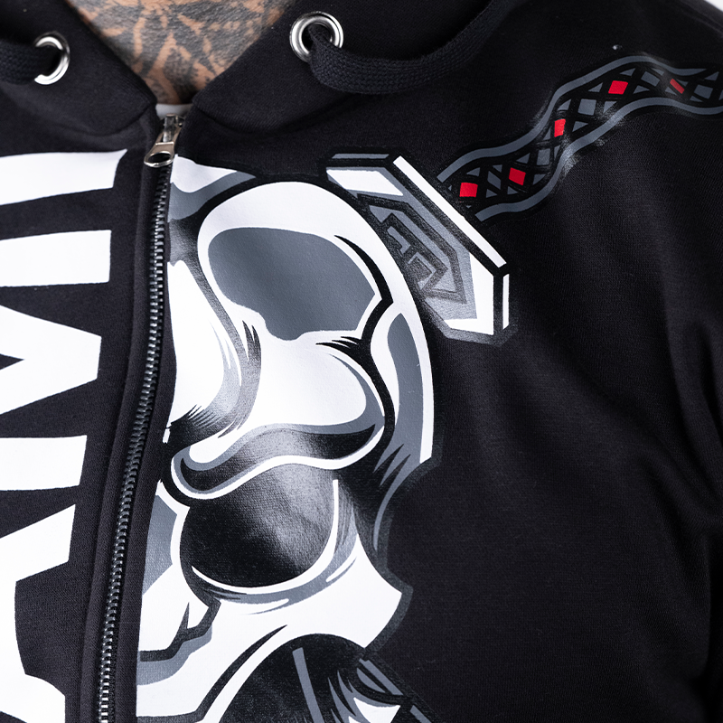 Sweat à capuche Samurai noir