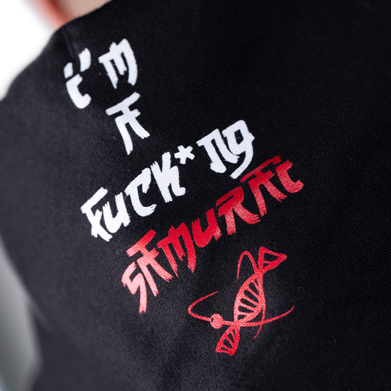 Sweat à capuche Samurai noir