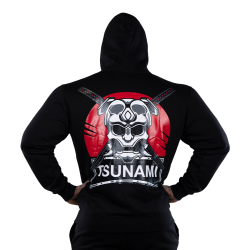 Sweat à capuche Samurai noir