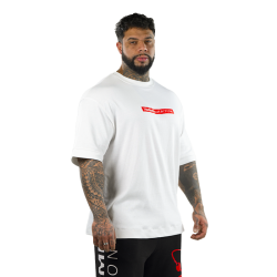 Tsunami Men's Box Logo Oversize T-shirt Blanc