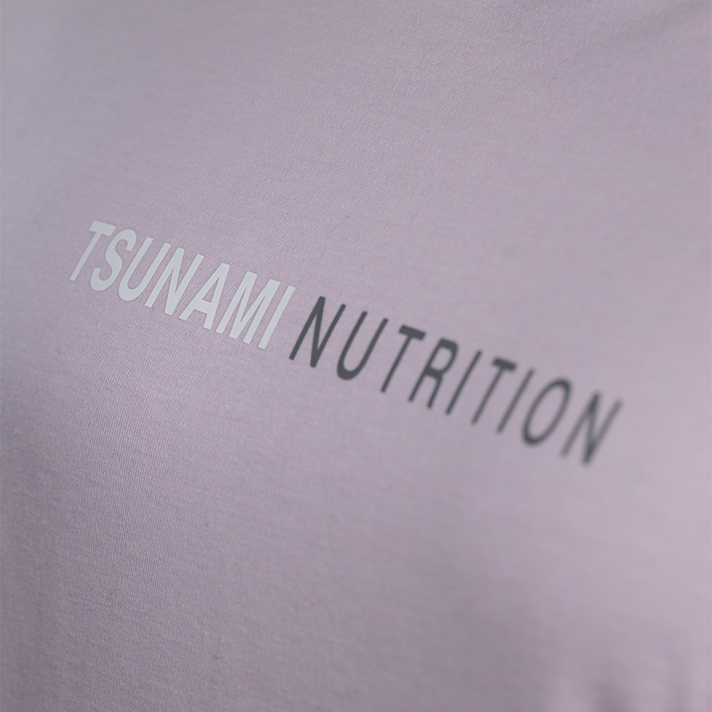 Tsunami T-shirt oversize hommes rose