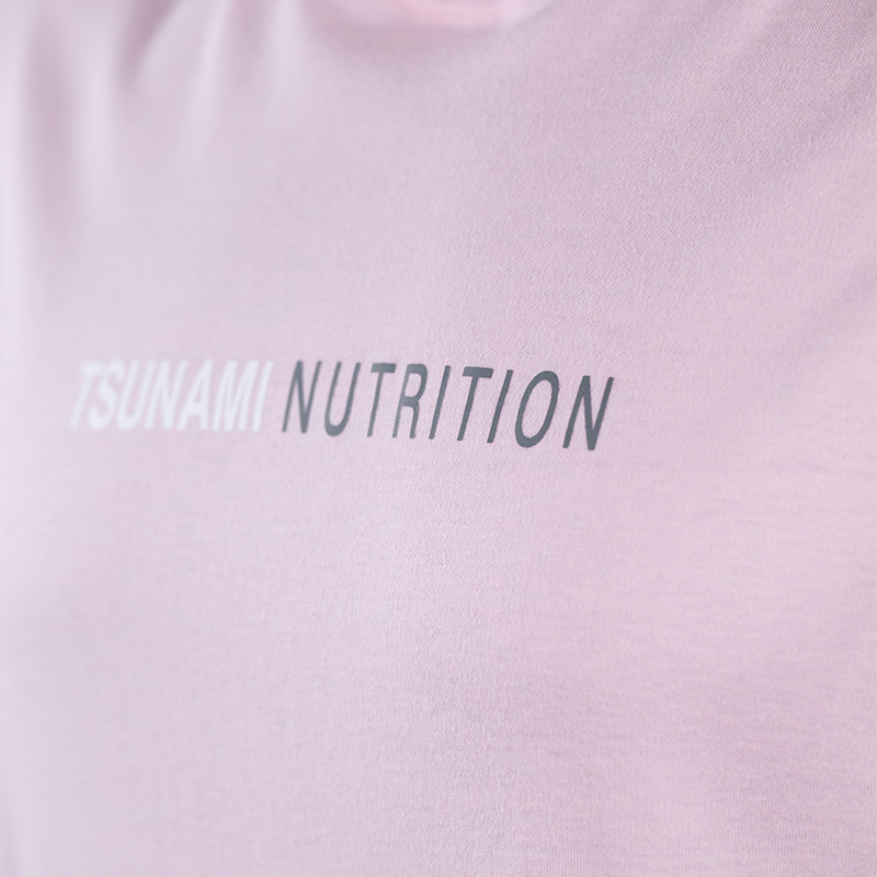 Sleeve Box Logo Oversize Tsunami Men's Pink