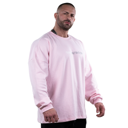 Box Logo Oversize Long Sleeve Tsunami Men's T-shirt Pink