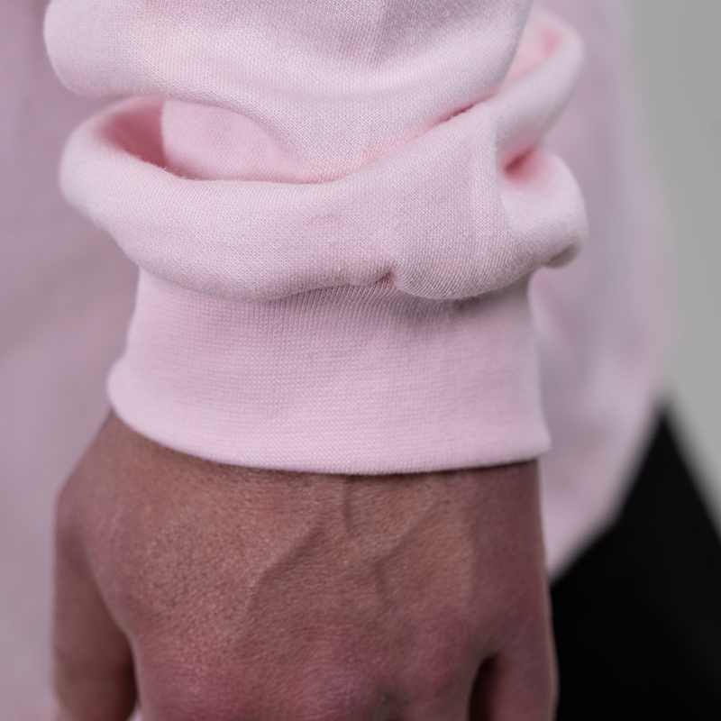 Box Logo Oversize Long Sleeve Tsunami Men's T-shirt Pink