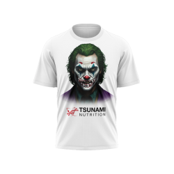 T-Shirt 'Bad Smile' blanc