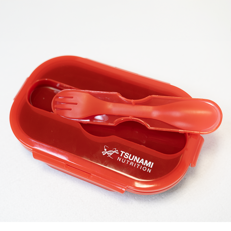 Tsunami Nutrition foldable silicone lunch box