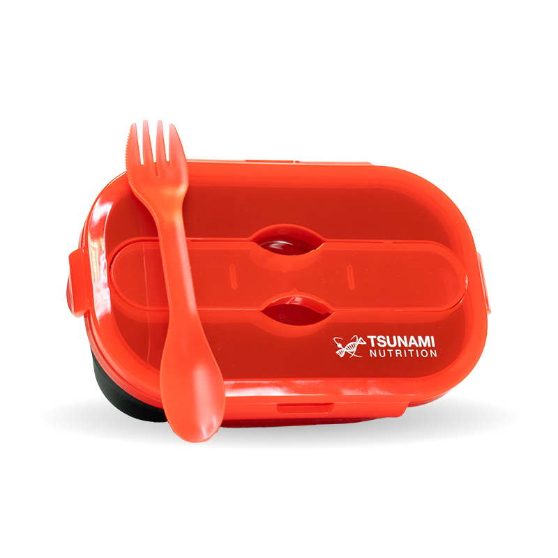 Tsunami Nutrition foldable silicone lunch box