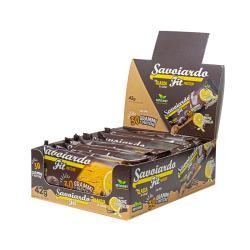 Cocoa Frosted Savoiardo Fit Protein 42 g - BOX OF 10 Pcs.