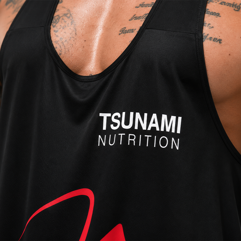 Débardeur Noir Officiel Tsunami Nutrition