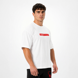 Box Logo Oversize Tsunami Men's T-shirt White