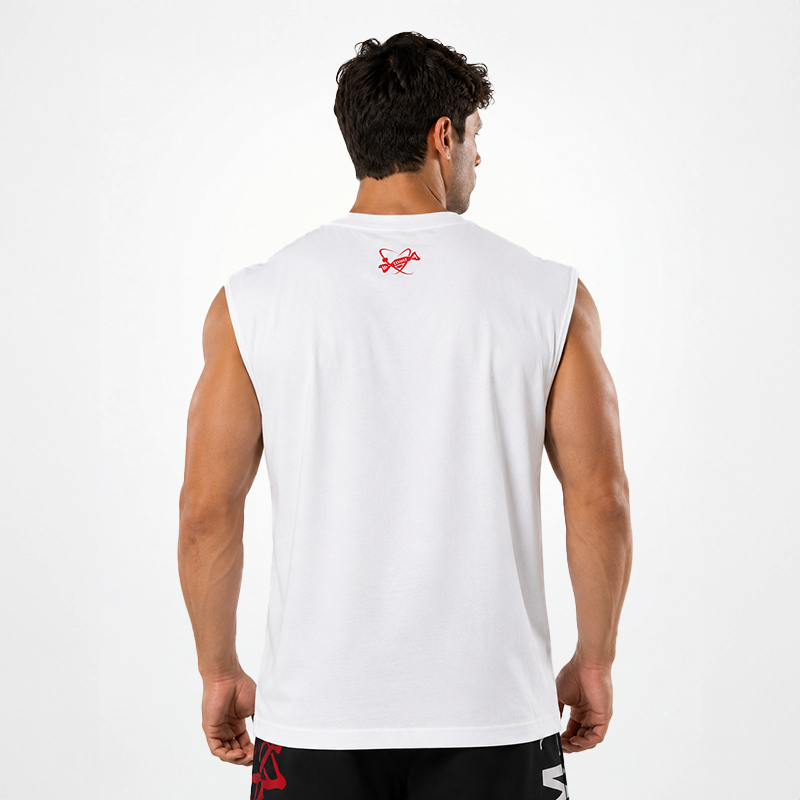 Sleeve Box Logo Oversize Tsunami Men's White