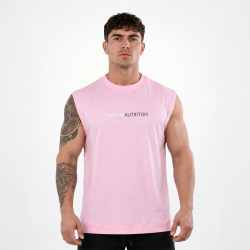 Tsunami Hommes Oversize Box Logo Sleeve Rose
