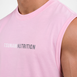 Tsunami Hommes Oversize Box Logo Sleeve Rose