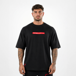 Tsunami Men's Box Logo Oversize T-Shirt Black