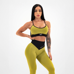 Women's Seamless Top Military Green