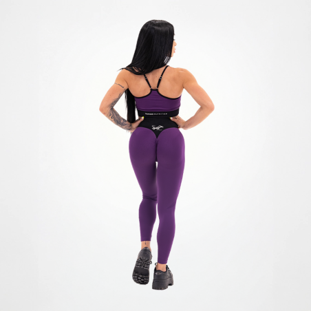 Leggings sans couture pour femmes Purple