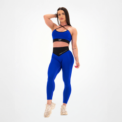 Leggings sans couture pour femmes Bleu