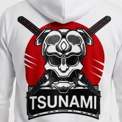 White Samurai Hoodie