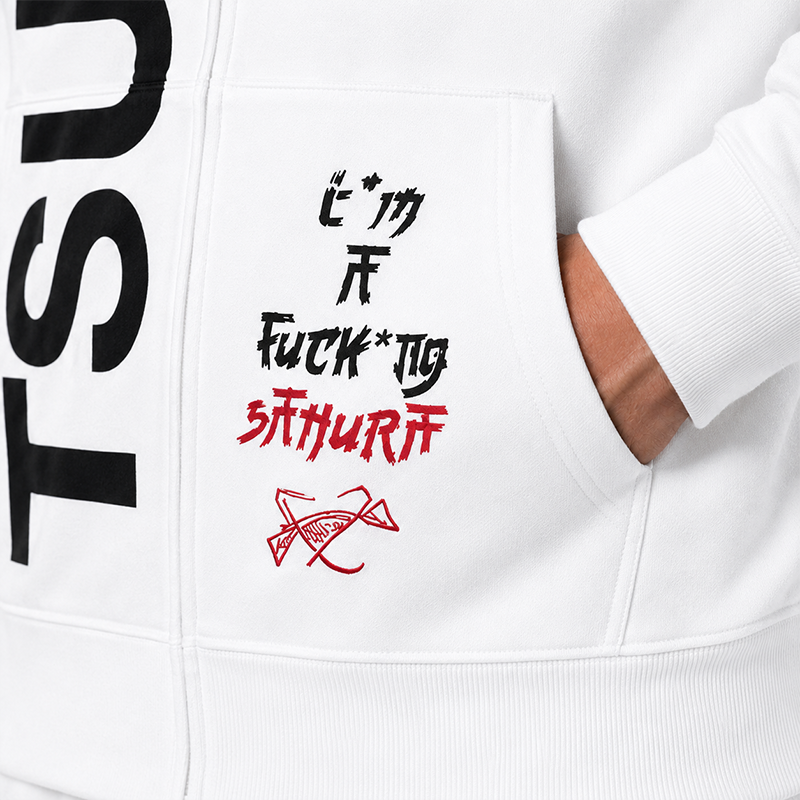 White Samurai Hoodie