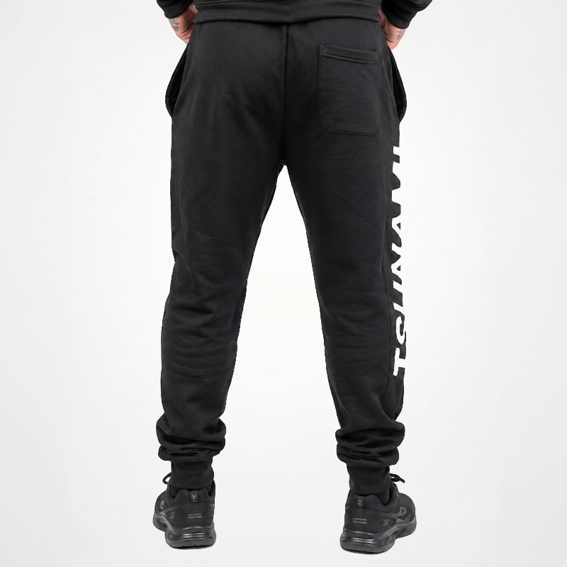 Unisex Tubular Trousers Black