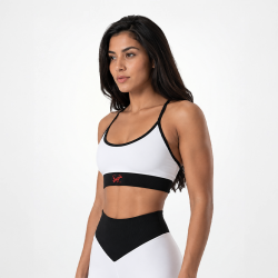 Top sans couture pour femmes blanc