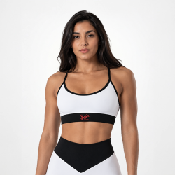 Top sans couture pour femmes blanc