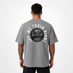 Oversized T-Shirt "LET ME TRAIN ALONE"