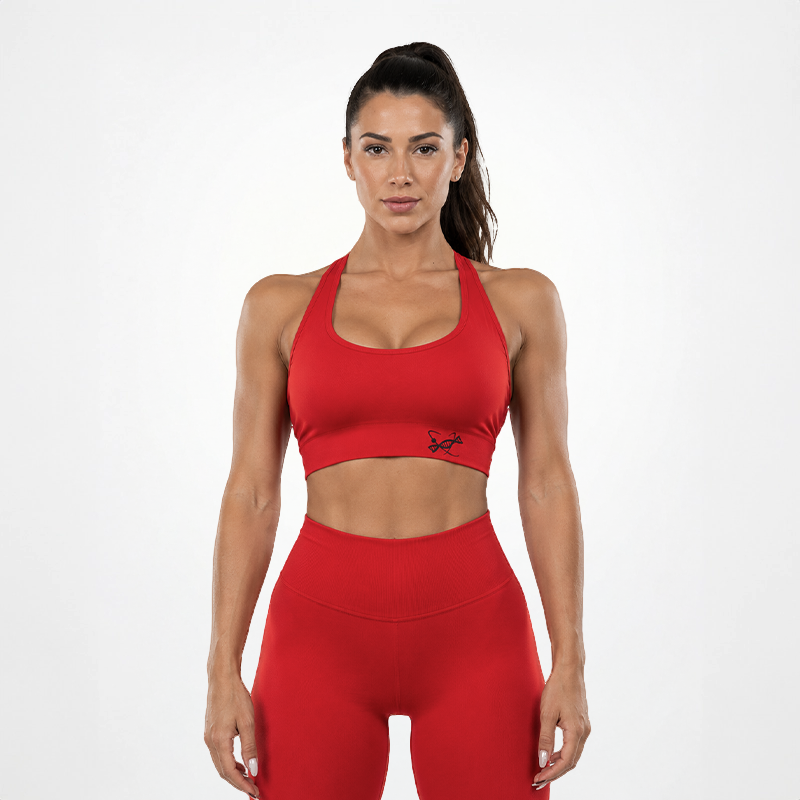 Top sans couture Femme Rouge