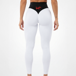 Leggings sans couture pour femmes blanc