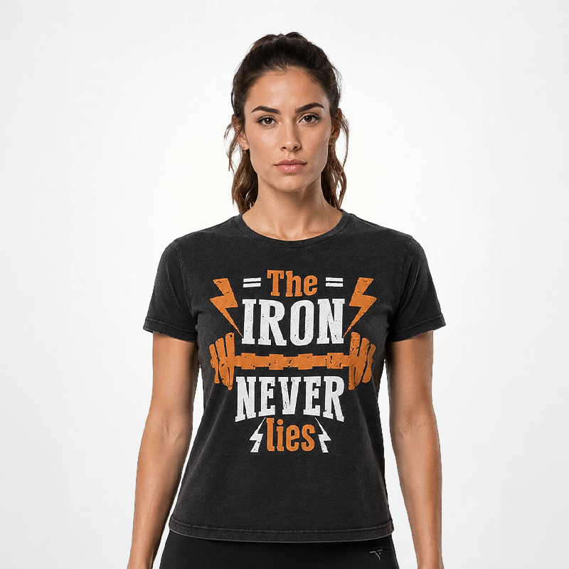Vintage T-Shirt "THE IRON NEVER LIES"