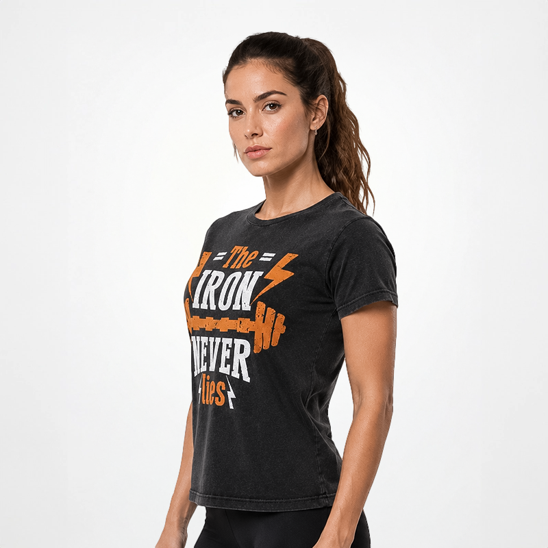 Vintage T-Shirt "THE IRON NEVER LIES"