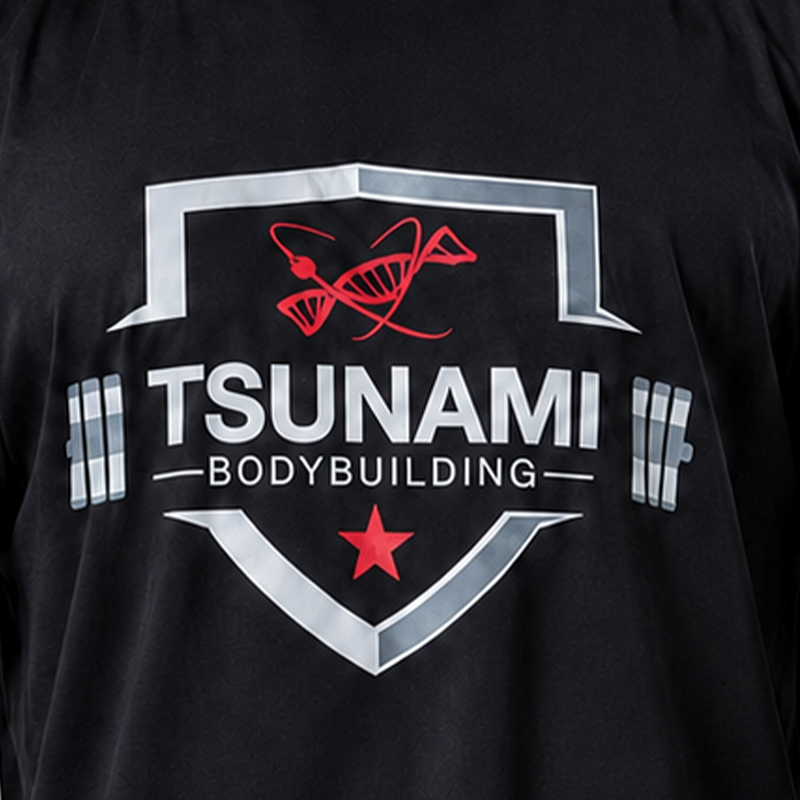T-shirt Bodybuilding Oversize Tsunami Homme