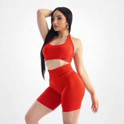 Shorts Seamless Donna Rosso