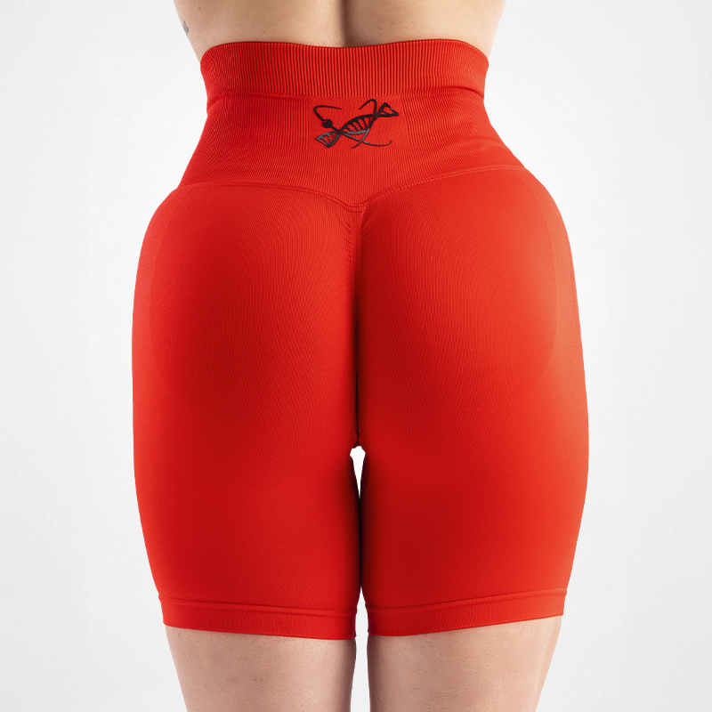 Shorts Seamless Donna Rosso